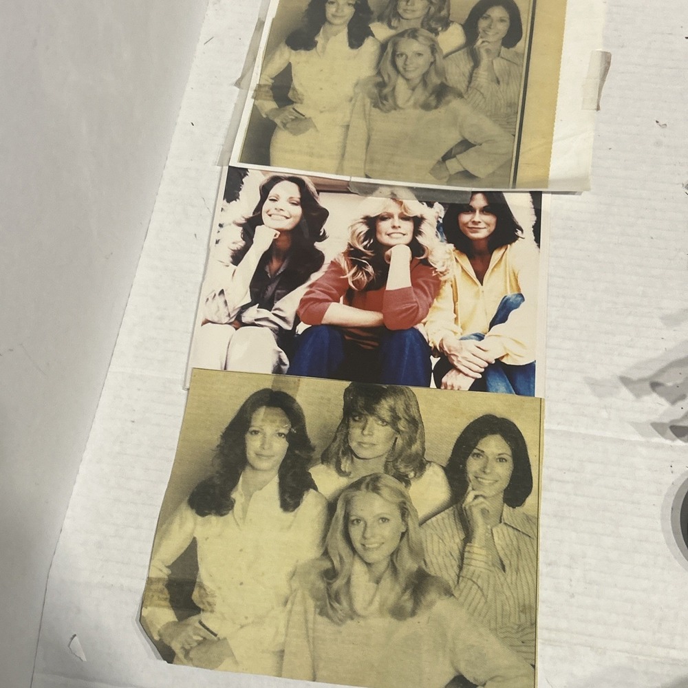 1970s Rare TV Vtg Pictures CHARLIE'S ANGELS Farrah Fawcett‎ Kate Jackson